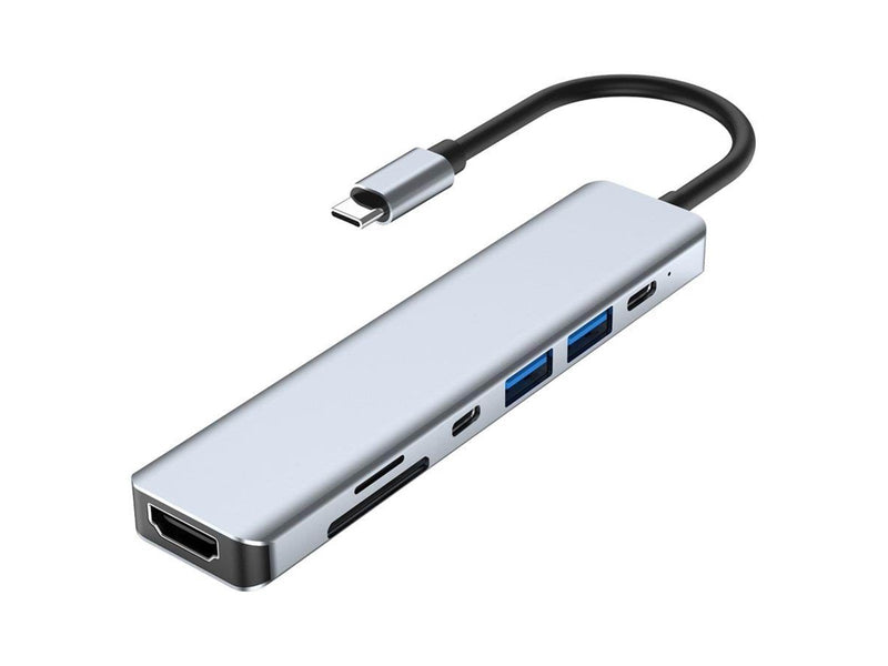 Lippa 7-in-1 87W USB-C PD 4K HDMI Hub USB-Hubs - 7