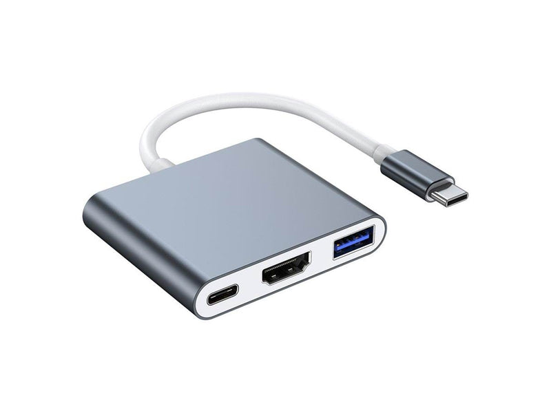 Lippa 3-in-1 87W USB-C PD 4K HDMI Hub USB-Hubs - 3