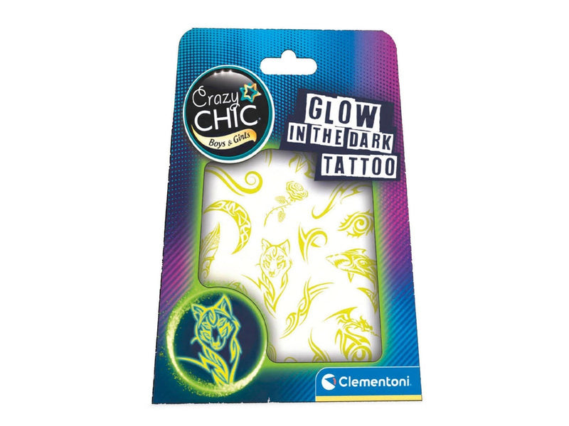 Clementoni Crazy Chic - Urban Tattoos Glow in the Dark