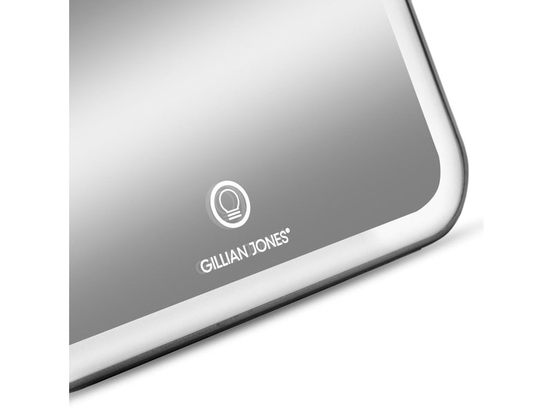 Gillian Jones Tablet mirror with LED and USB-C - Black