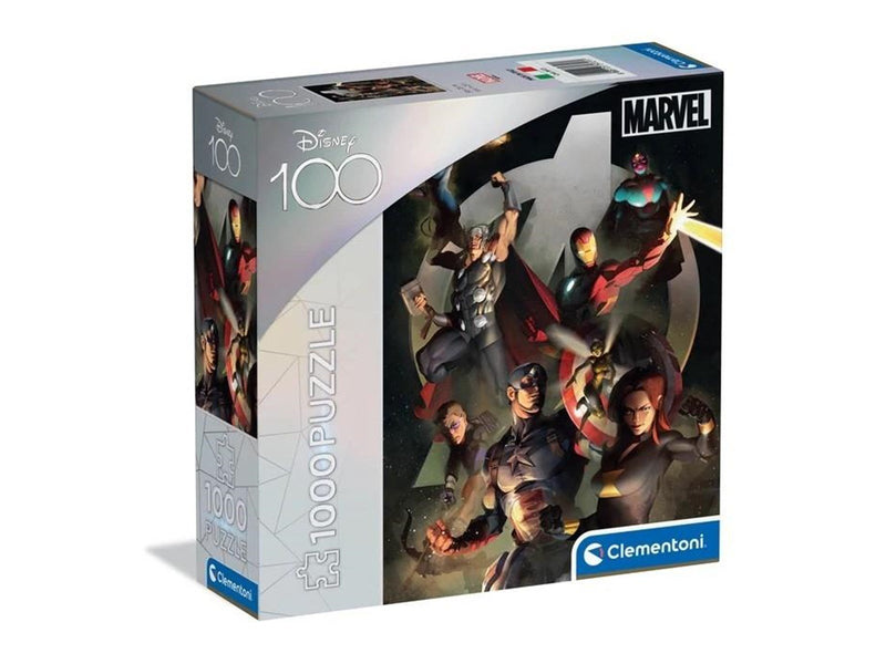 Clementoni Puzzle Disney 100 Years - Avengers 1000st. Boden