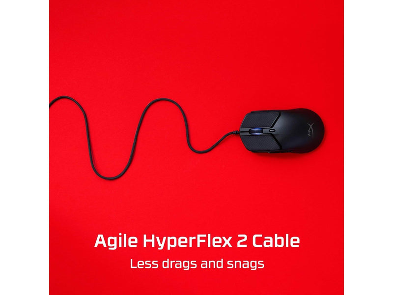 HyperX Pulsefire Haste 2 - Black - Gaming Maus (Schwarz)
