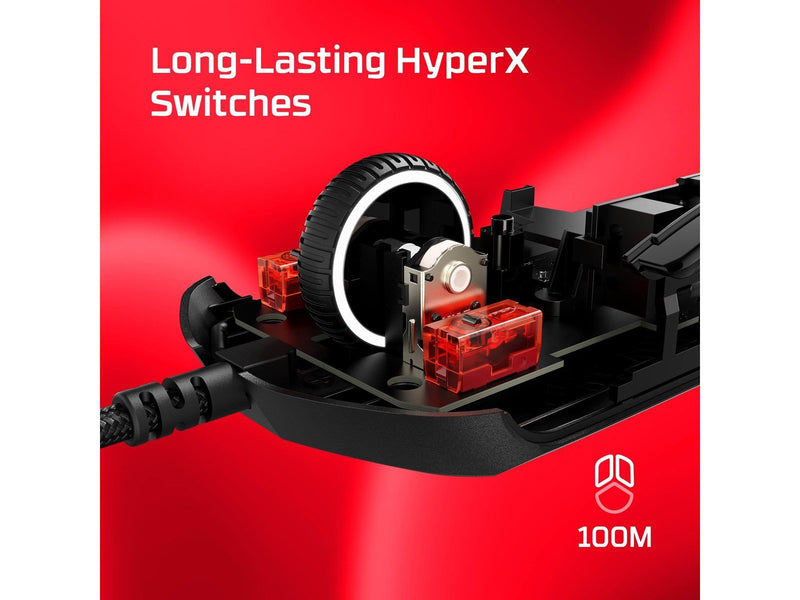 HyperX Pulsefire Haste 2 - Black - Gaming Maus (Schwarz)