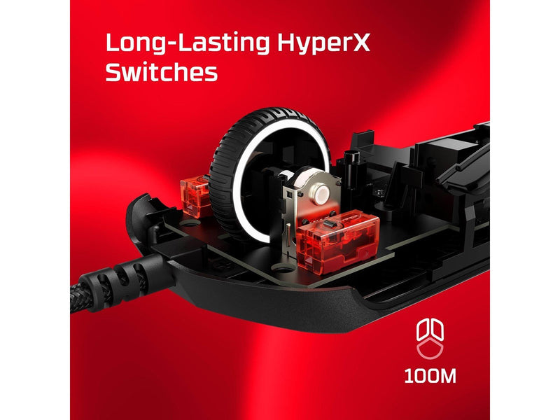 HyperX Pulsefire Haste 2 - Black - Gaming Maus (Schwarz)