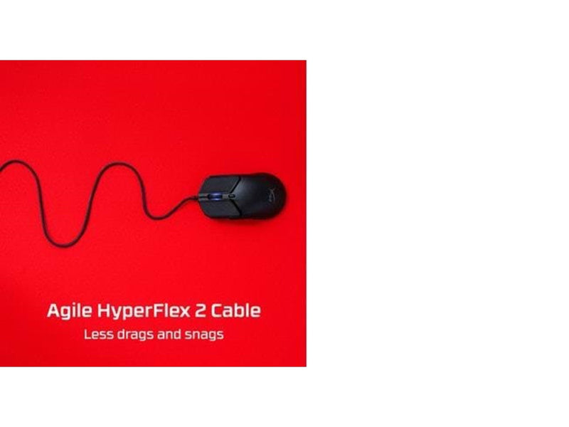 HyperX Pulsefire Haste 2 - Black - Gaming Maus (Schwarz)