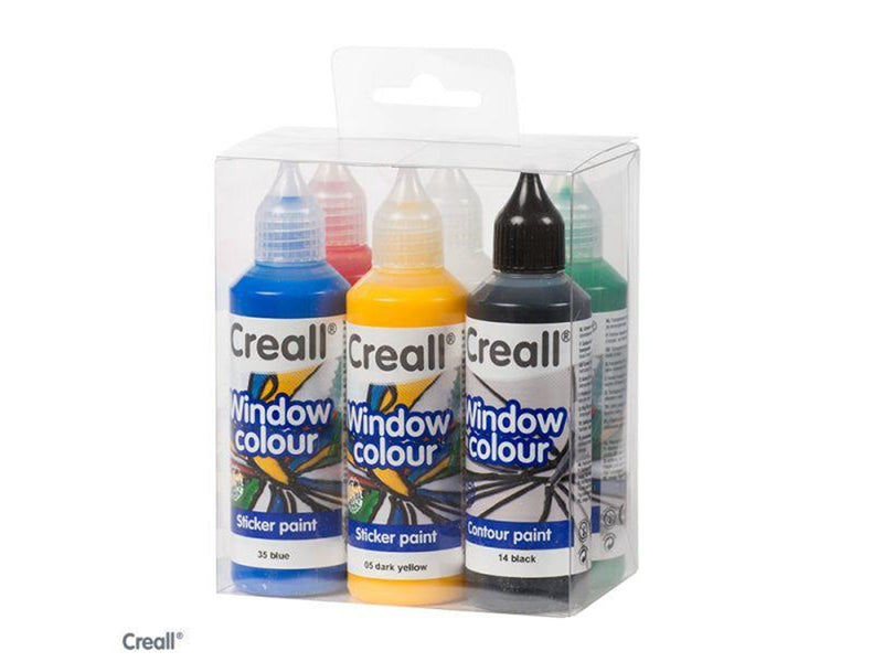 Creall Window Paint Set 6x80ml