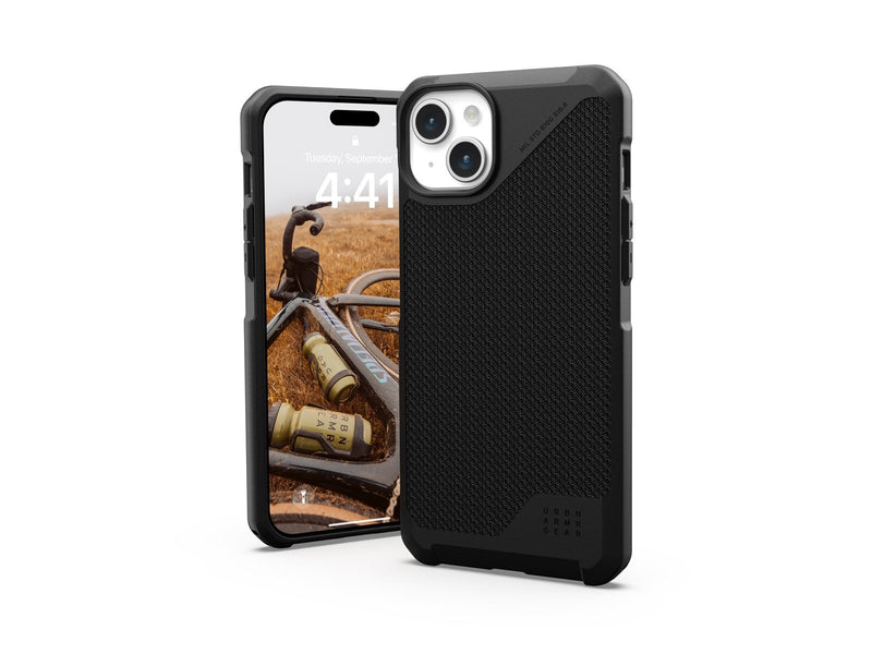 UAG Metropolis LT MagSafe - kevlar black - iPhone 15 Plus