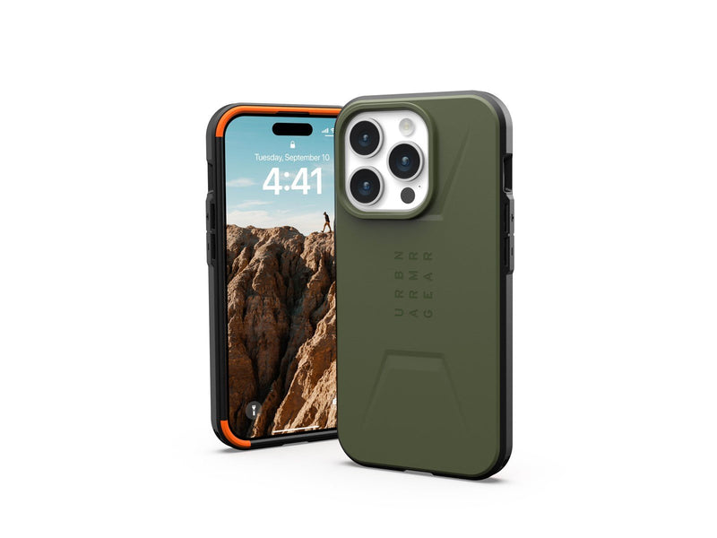 UAG Civilian MagSafe - olive drab - iPhone 15 Pro