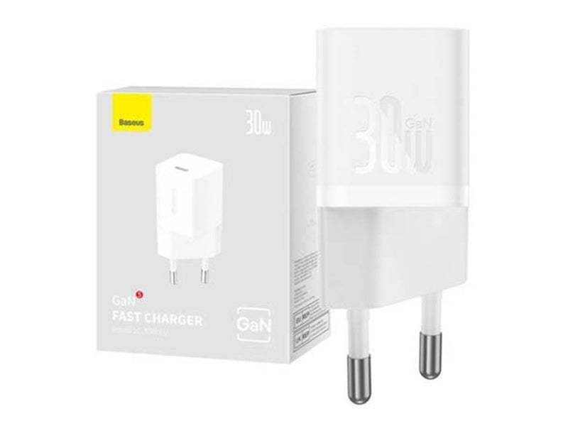 Baseus Mini wall charger  GaN5 30W (white)
