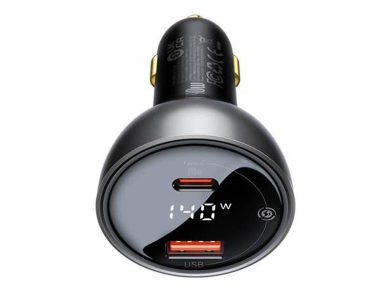 Baseus Car charger  Superme USB USB-C 140W (black)
