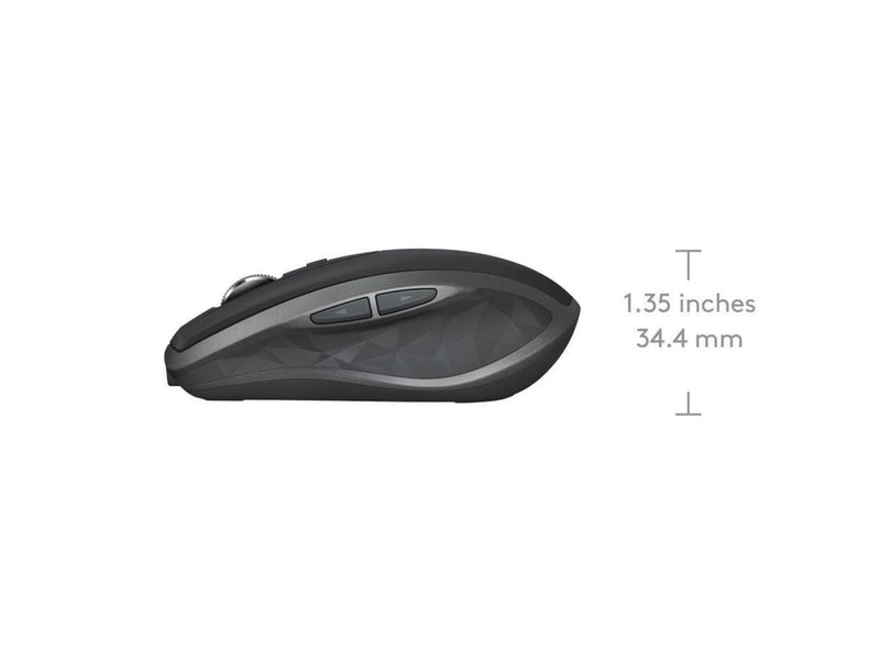 Logitech MX Anywhere 2S Wireless Mouse (BT) - Graphite - Maus (Grau)