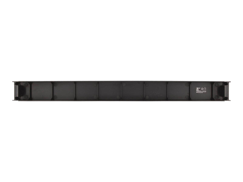 Deltaco 19-8 19" 1U plastic cover patch panel screw-free installation black