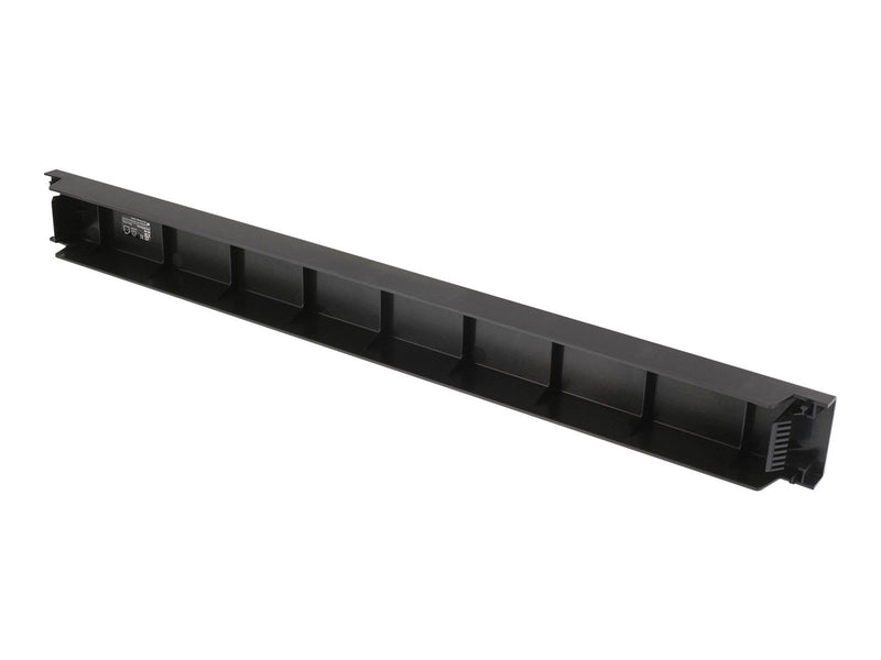 Deltaco 19-8 19" 1U plastic cover patch panel screw-free installation black