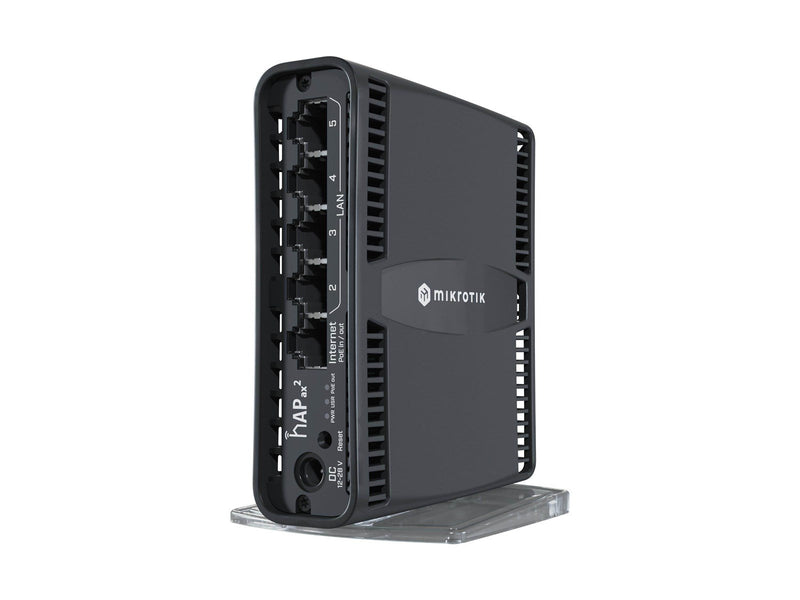 MikroTik hAP ax² - wireless router - Wi-Fi 6 - desktop wall-mountable - Wireless router Wi-Fi 6