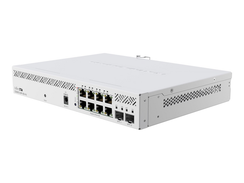 MikroTik CSS610-8P-2S+IN 8x Gigabit PoE-out ports (140W) 2x 10 Gigabit SFP+ ports