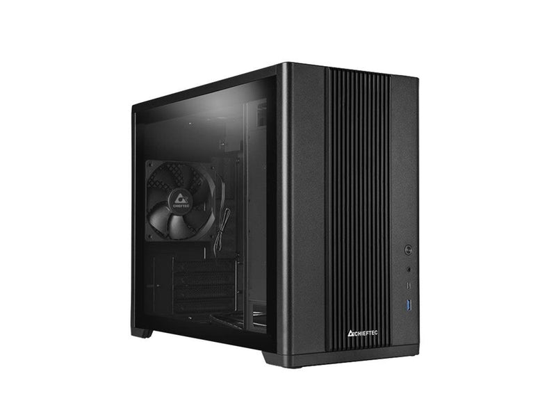 Chieftec BX-10B-OP - tower - micro ATX - Gehäuse - Tower - Schwarz