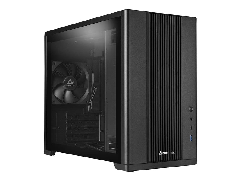 Chieftec BX-10B-OP - tower - micro ATX - Gehäuse - Tower - Schwarz