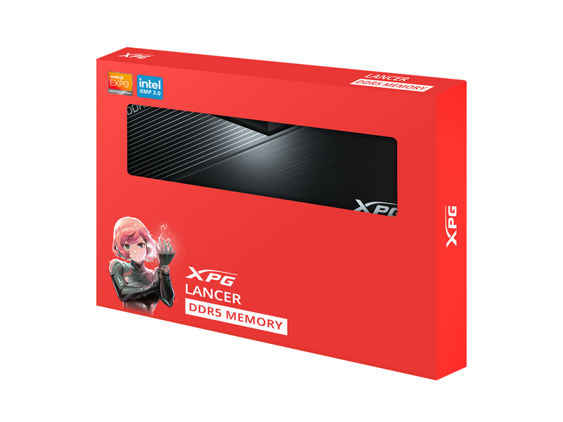 A-Data XPG Lancer DDR5-6000 - 32GB - CL30 - Dual Channel (2 pcs) - AMD EXPO & Intel XMP - Schwarz