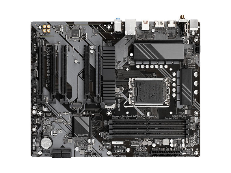 GIGABYTE B760 DS3H AX Mainboard - Intel B760 - Intel LGA1700 socket - DDR5 RAM - ATX