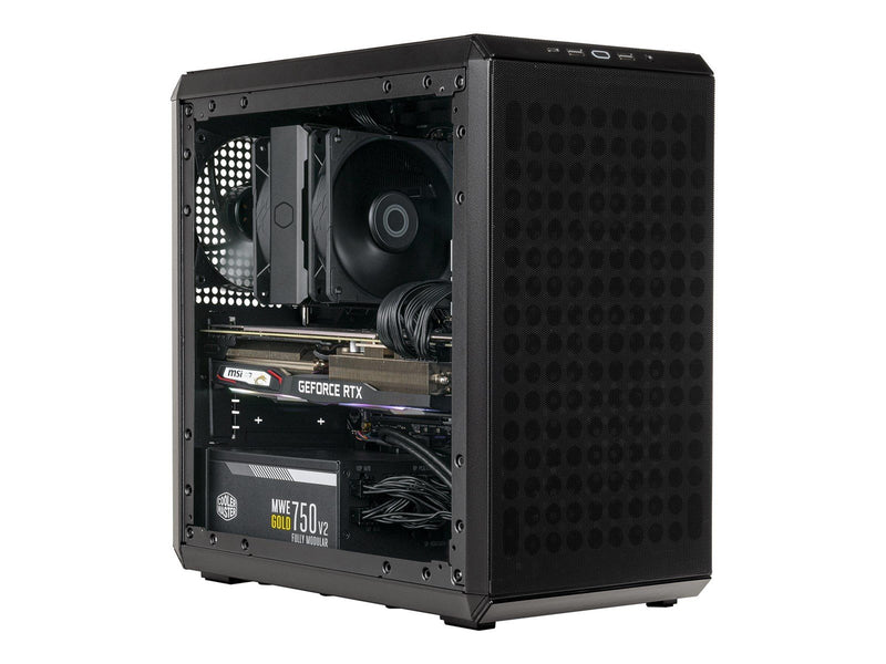 Cooler Master Q300L V2 - MT - micro ATX - Gehäuse - Tower - Schwarz