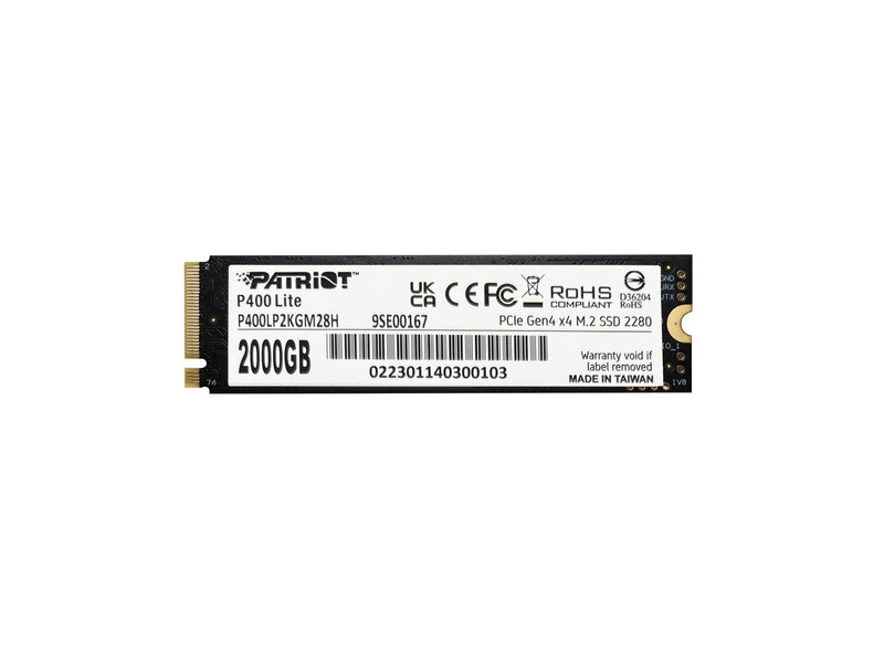 Patriot P400 Lite SSD - 2TB - PCIe 4.0 - M.2 2280