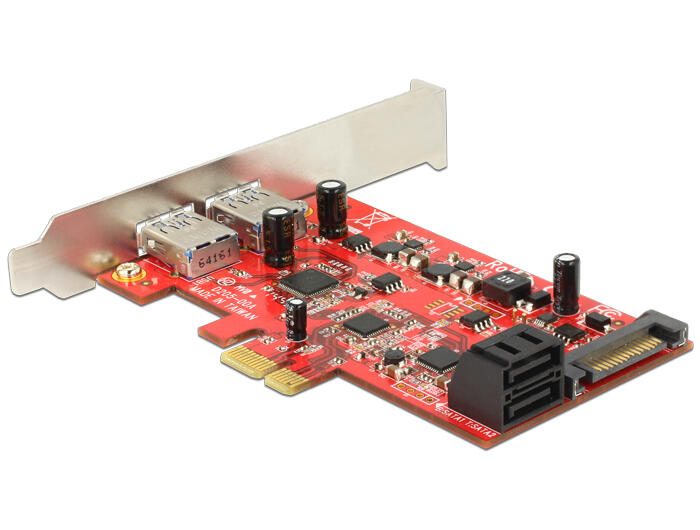 DeLOCK PCI Express Karte zu extern USB 3.0 / intern SATA 6