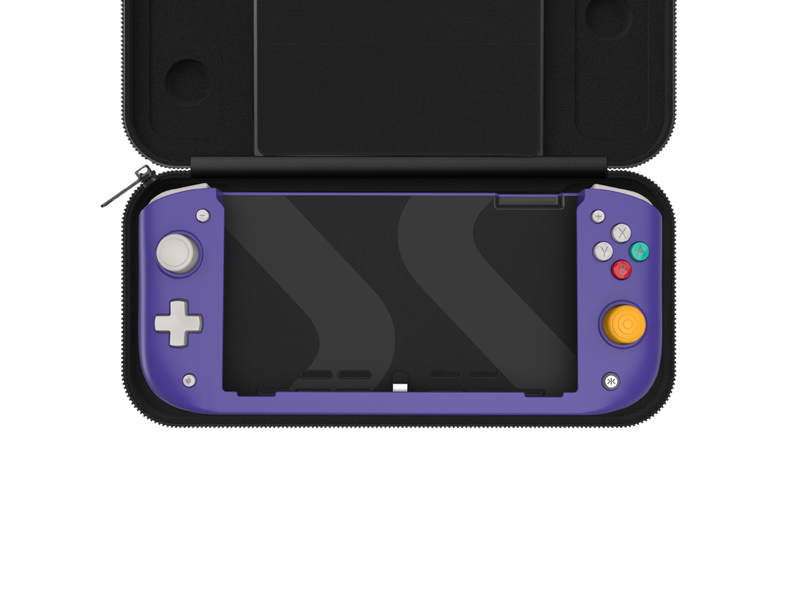 CRKD Retro Purple Limited Edition with Carry Case - Wired Controller - Nintendo Switch