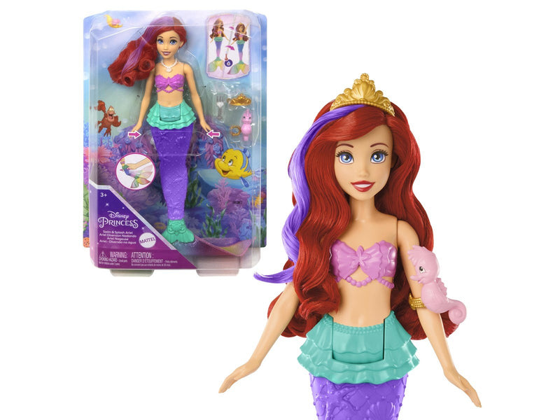 Mattel Disney Princess Swim & Splash Ariel Doll