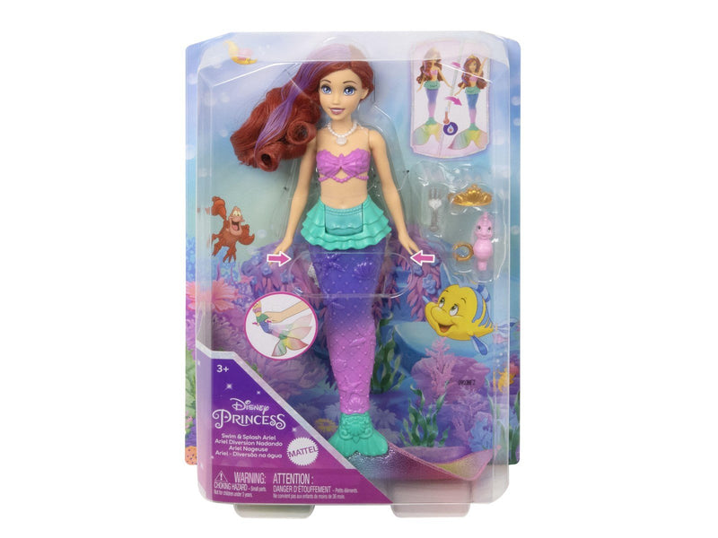 Mattel Disney Princess Swim & Splash Ariel Doll
