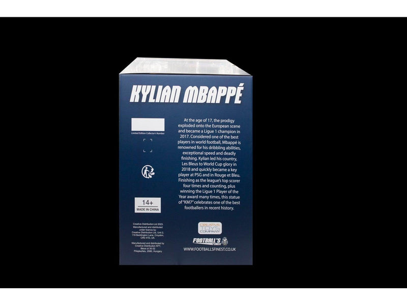 Footballs Finest - KYLIAN MBAPPE - OFFICIAL PSG - FOOTBALL'S FINEST 60CM RESIN STATUE - Figur