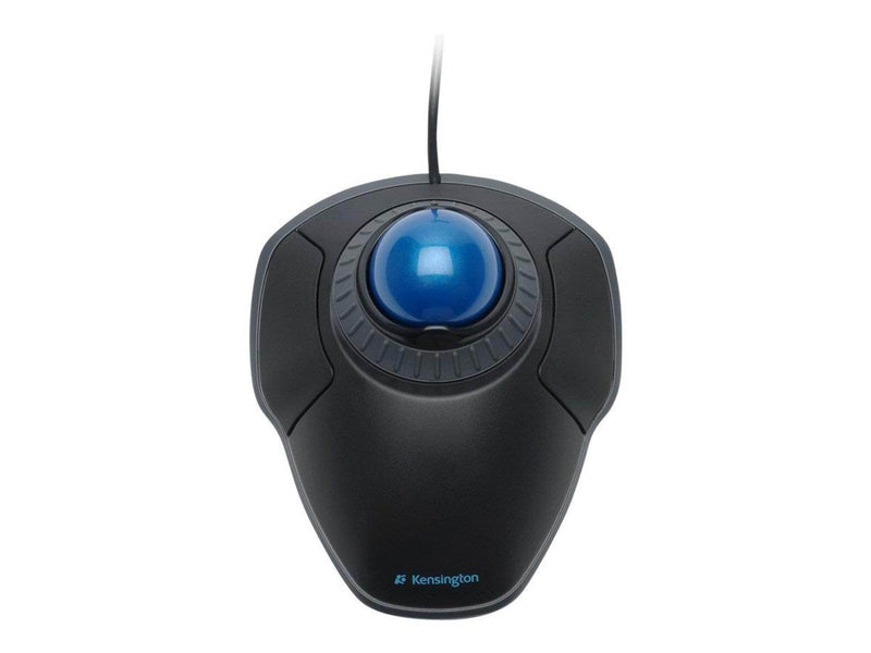 Kensington Orbit™ Trackball mit Scroll-Ring, schwarz - Trackball (Schwarz)