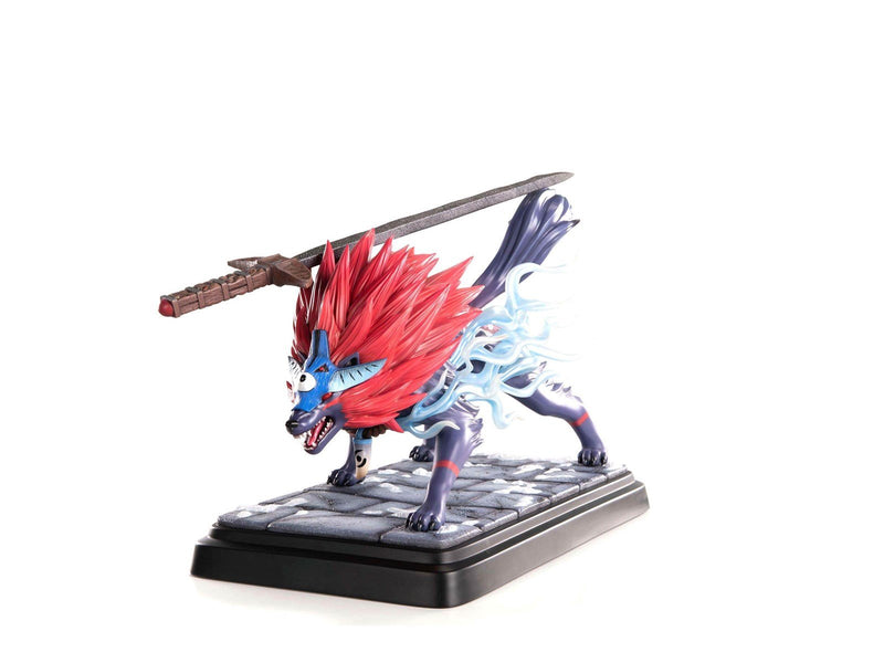 First 4 Figures - Okami Resin Painted Statue: Oki (Wolf Form) (Standard Edition) - Figur