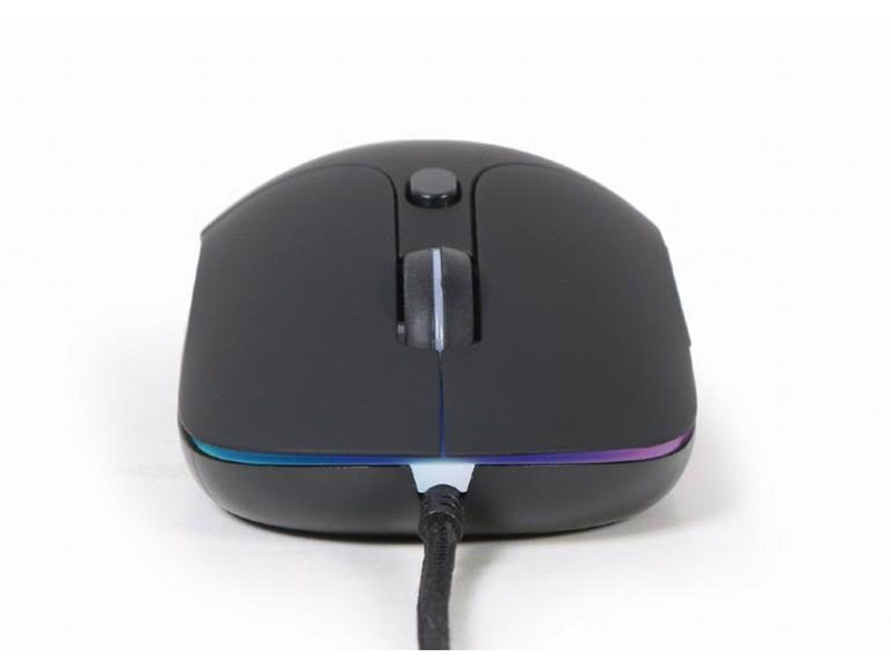 Gembird Illuminated large size wired mouse - Maus (Schwarz)