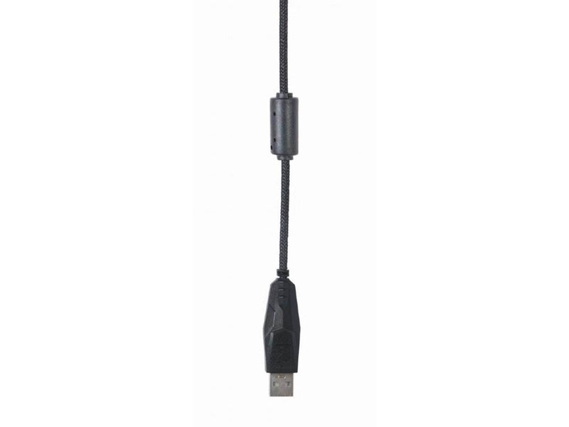 Gembird Illuminated large size wired mouse - Maus (Schwarz)