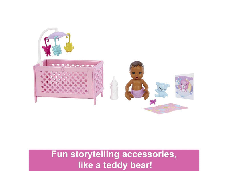 Barbie Skipper Babysitters Inc. Crib Playset