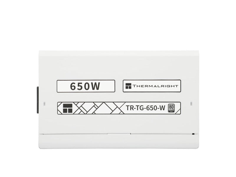 Thermalright TG (Modular) Weiß mit RGB LED-Beleuchtung - Netzteile - 650 Watt - 120 mm - ATX 3.0 - 80 Plus Gold zertifiziert