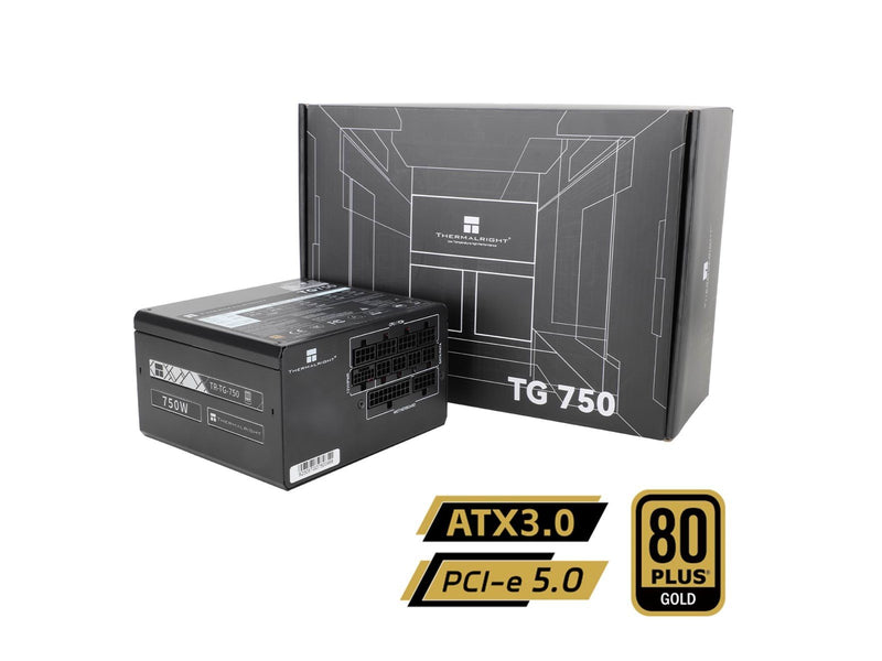 Thermalright TG (Modular) schwarz - Netzteile - 750 Watt - 120 mm - ATX 3.0 - 80 Plus Gold zertifiziert