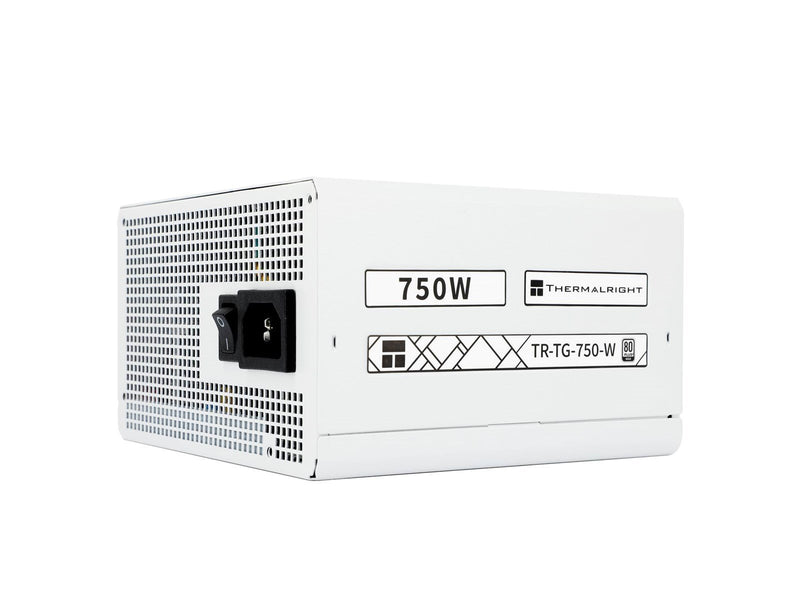 Thermalright TG (Modular) Weiß mit RGB LED-Beleuchtung - Netzteile - 750 Watt - 120 mm - ATX 3.0 - 80 Plus Gold zertifiziert