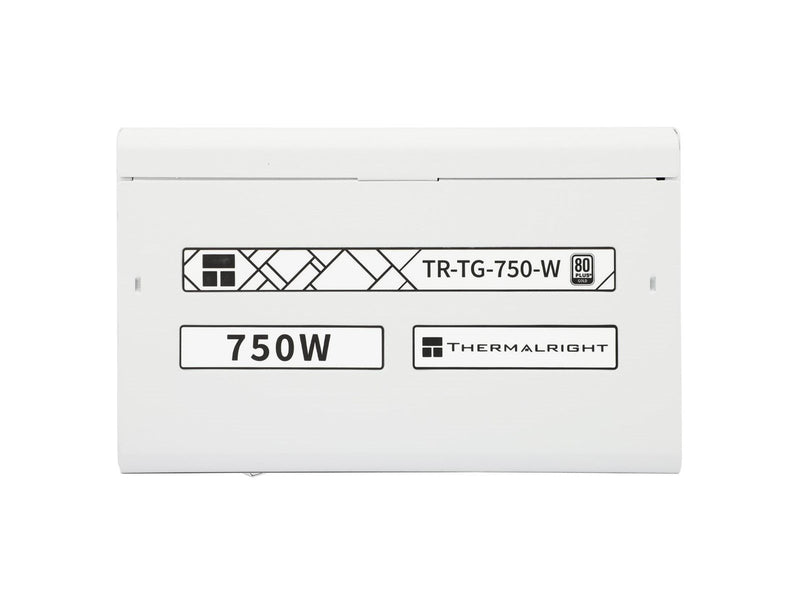 Thermalright TG (Modular) Weiß mit RGB LED-Beleuchtung - Netzteile - 750 Watt - 120 mm - ATX 3.0 - 80 Plus Gold zertifiziert