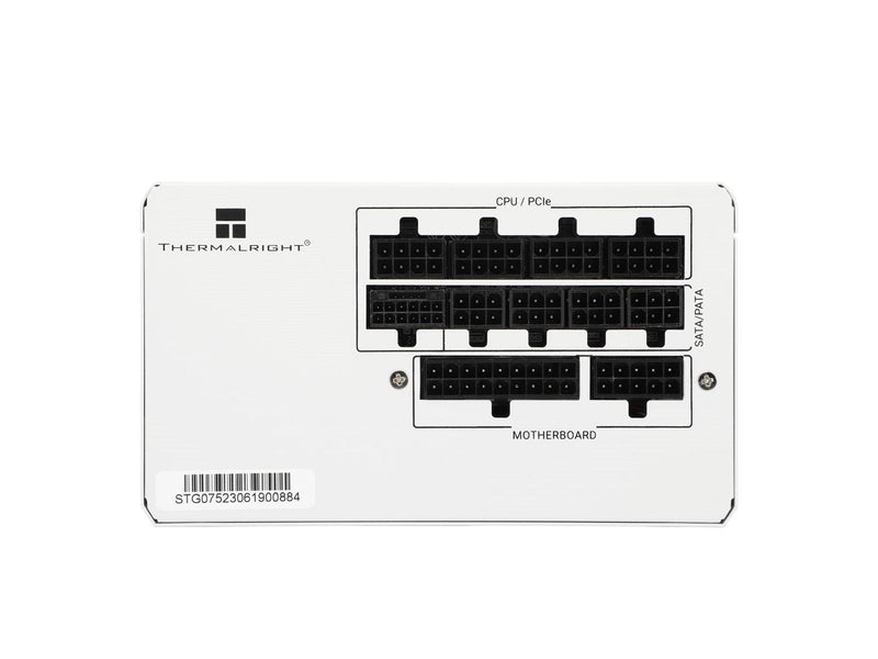 Thermalright TG (Modular) Weiß mit RGB LED-Beleuchtung - Netzteile - 750 Watt - 120 mm - ATX 3.0 - 80 Plus Gold zertifiziert