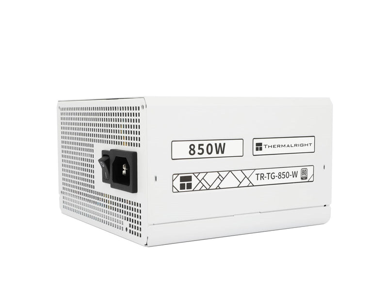 Thermalright TG (Modular) Weiß mit RGB LED-Beleuchtung - Netzteile - 850 Watt - 120 mm - ATX 3.0 - 80 Plus Gold zertifiziert