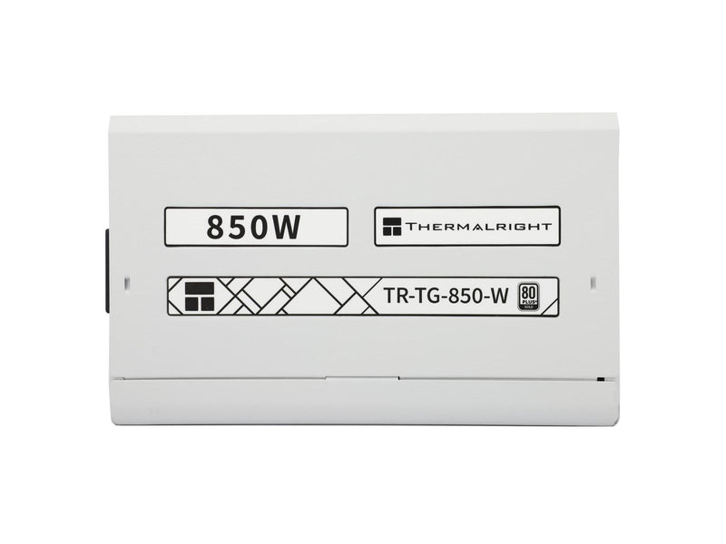Thermalright TG (Modular) Weiß mit RGB LED-Beleuchtung - Netzteile - 850 Watt - 120 mm - ATX 3.0 - 80 Plus Gold zertifiziert