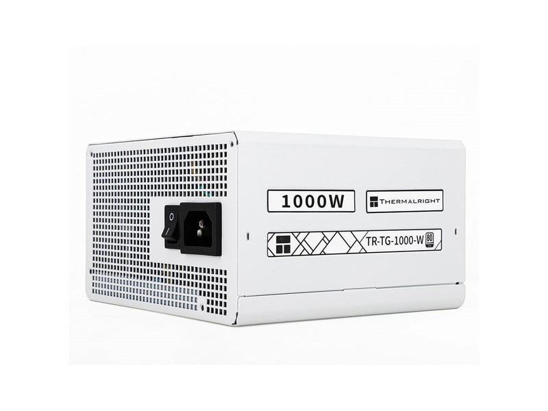Thermalright TG (Modular) Weiß mit RGB LED-Beleuchtung - Netzteile - 1000 Watt - 120 mm - ATX 3.0 - 80 Plus Gold zertifiziert