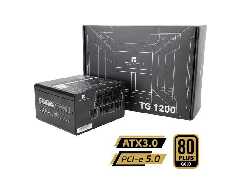 Thermalright TG (Modular) schwarz - Netzteile - 1200 Watt - 120 mm - ATX 3.0 - 80 Plus Gold zertifiziert