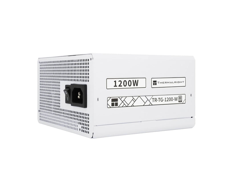 Thermalright TG (Modular) Weiß mit RGB LED-Beleuchtung - Netzteile - 1200 Watt - 120 mm - ATX 3.0 - 80 Plus Gold zertifiziert