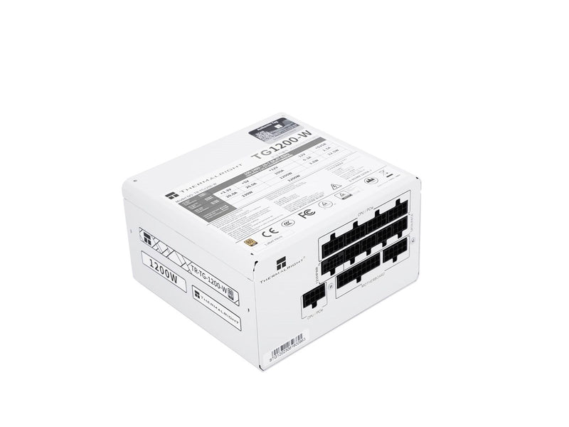 Thermalright TG (Modular) Weiß mit RGB LED-Beleuchtung - Netzteile - 1200 Watt - 120 mm - ATX 3.0 - 80 Plus Gold zertifiziert