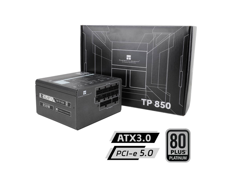 Thermalright TP schwarz - Netzteile - 850 Watt - 120 mm - ATX 3.0 - 80 Plus Platinium
