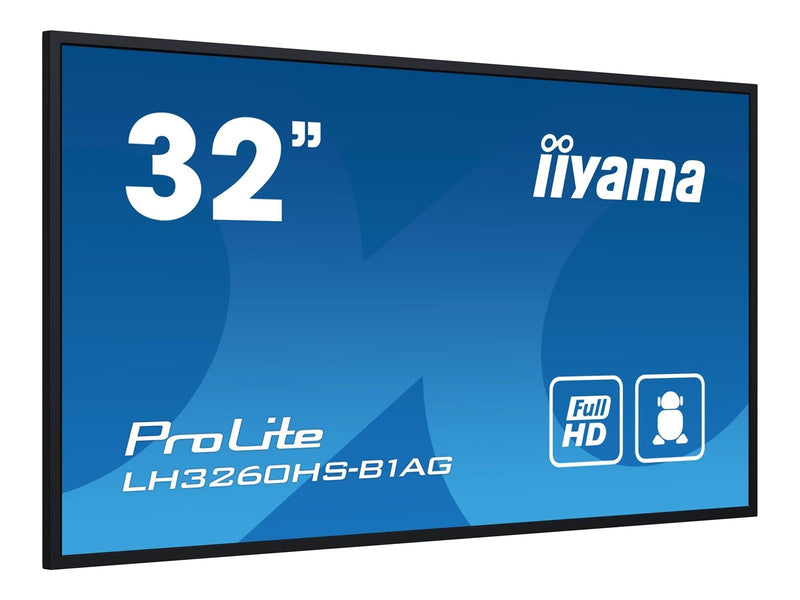 iiyama ProLite TF3239AS-B1AG 32" Class (31.5" viewable) LED-backlit LCD display - Full HD - for digital signage