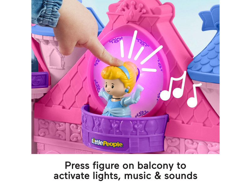 Fisher Price Little People Disney Princess Magical Lights & Dancing Castle
