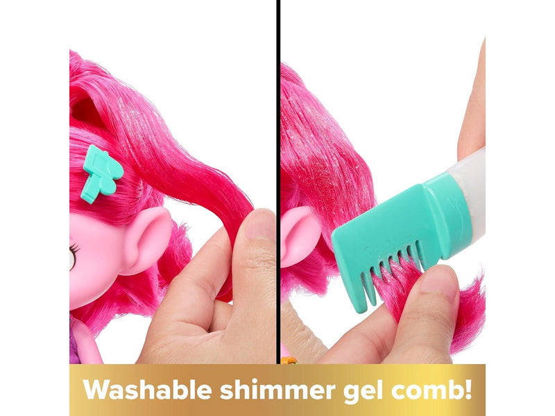 Mattel Dreamworks Trolls Band Together Hair-Tastic Queen Poppy Fashion Doll